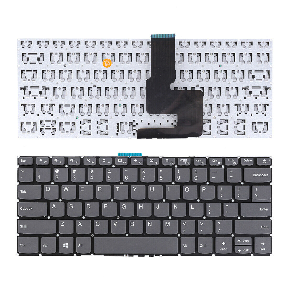 Bàn phím dành cho Laptop Lenovo V14-ADA V14-ARE V14-IGL V14-IIL V14-IKB V14-IWL Keyboard US Black - có nút nguồn