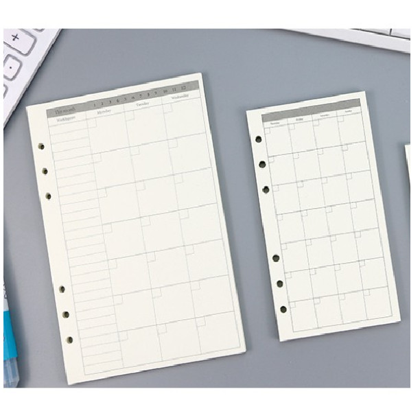 GIẤY A5 REFILL CHO PLANNER ( RESTOCK)