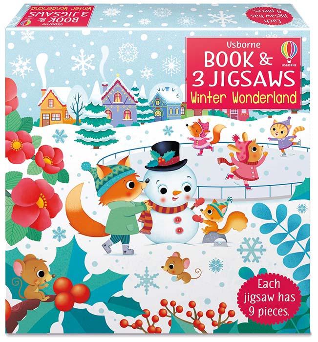 Picture book and three jigsaws: Winter Wonderland