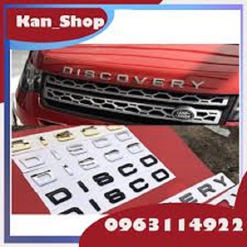 Chữ DISCOVERY Dán Dành Cho Các Dòng Ô Tô