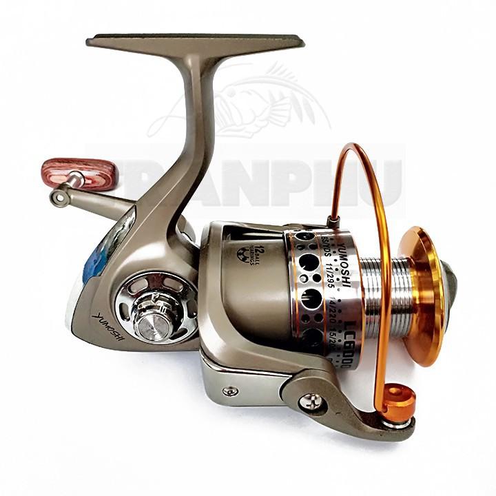 Bộ cần câu máy CARBON WAR BUCKET, máy LC 7000