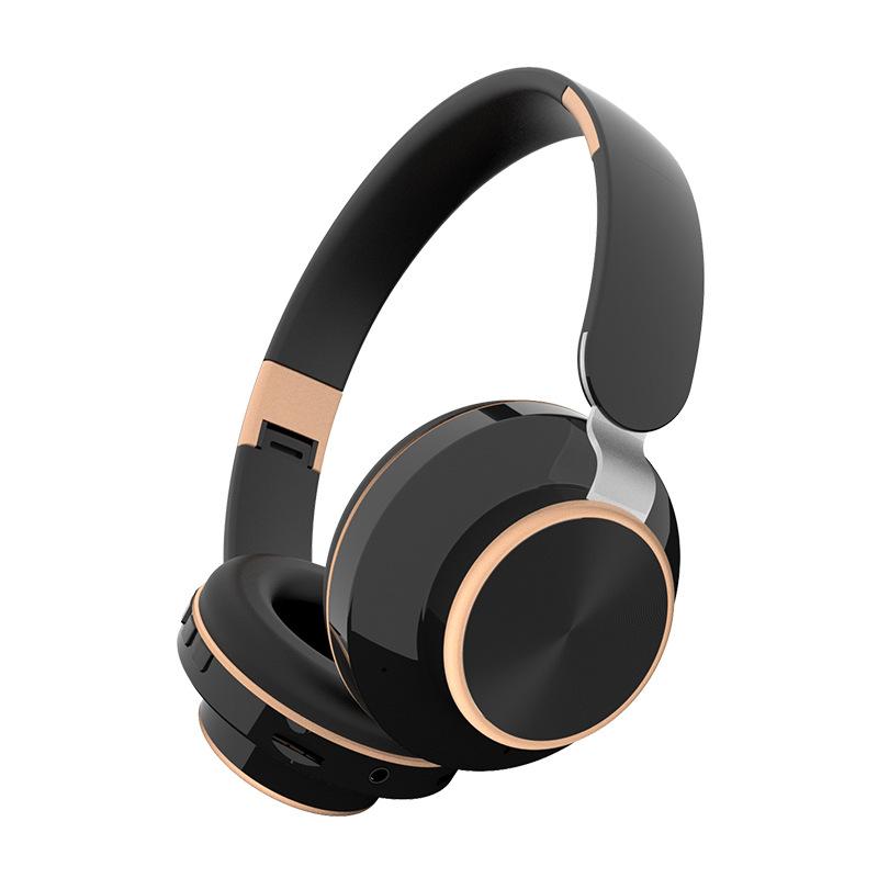 Giá thấp nhất mới gắn trên đầu Tai nghe Bluetooth thể thao không dây loa siêu trầm âm thanh nổi thẻ cắm điện thoại di động tai nghe máy tính