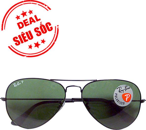 Kính Mát Unisex Rayban RB 3025 002/58 (58/14/135) - Xanh Rêu