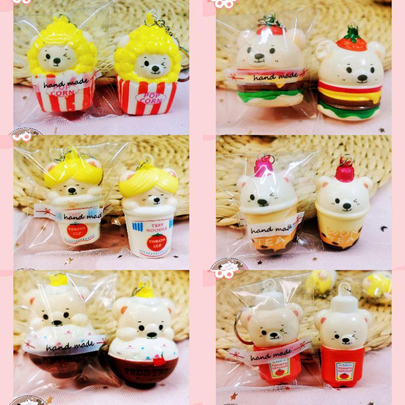 Squishy Cốc Đồ Ăn Bé Gấu