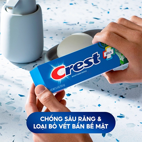 Kem đánh răng Crest Plus (153g) - Hàng chính hãng