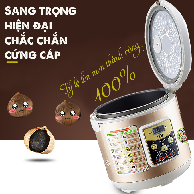 Máy làm tỏi đen FUKI FK 910 (6L) - Vàng Gold - Hàng chính hãng