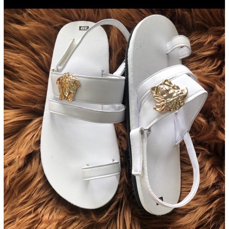 Sandals nữ đế trắng quai trắng siae từ 35 đến 40 nữ khác size ib chọn thêm