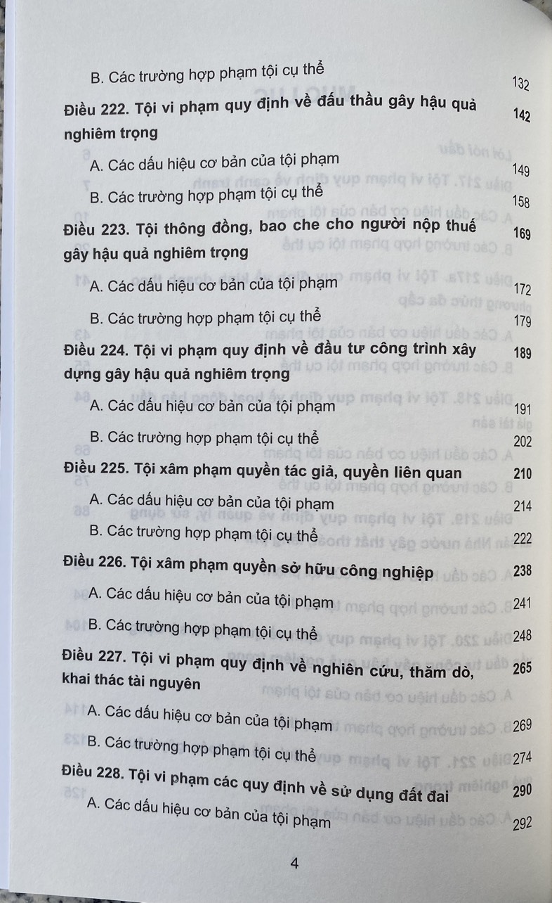 Bình luận Bộ Luật Hình Sự năm 2015 - Phần Các Tội Phạm - Chương XVIII- Mục 3  Các Tội Phạm Khác X âm Phạm Trật Tự Quản Lý Kinh Tế