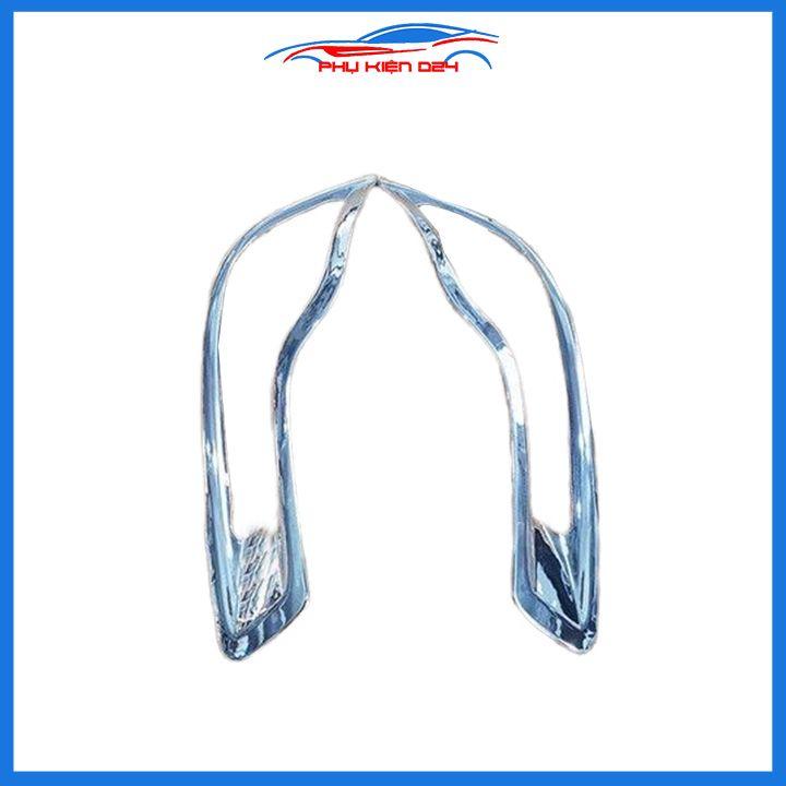 Ốp viền đèn gầm sau CRV 2018-2019 mạ Crom chống trầy trang trí làm đẹp xe