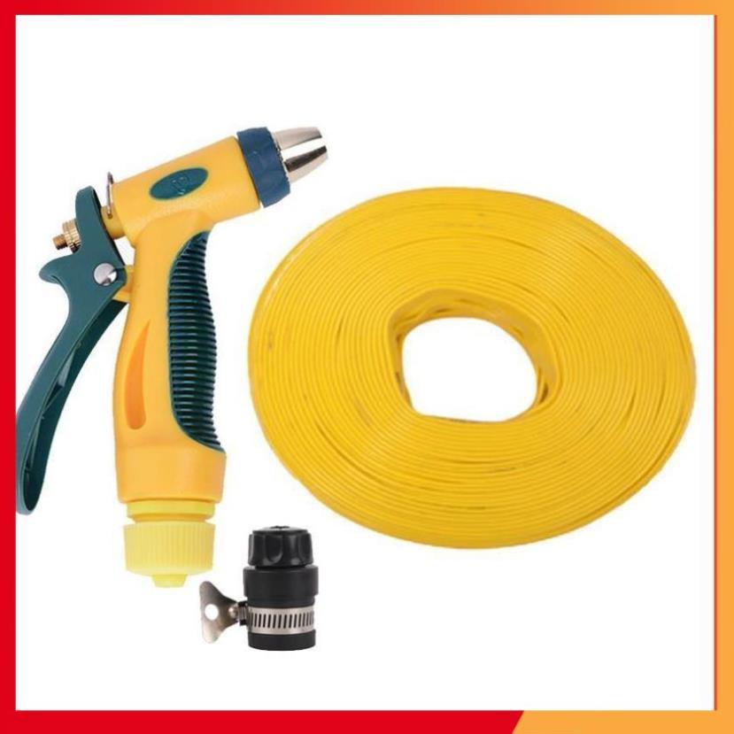 Bộ dây vòi xịt nước rửa xe,tưới cây tăng áp 3 lần 3-5m