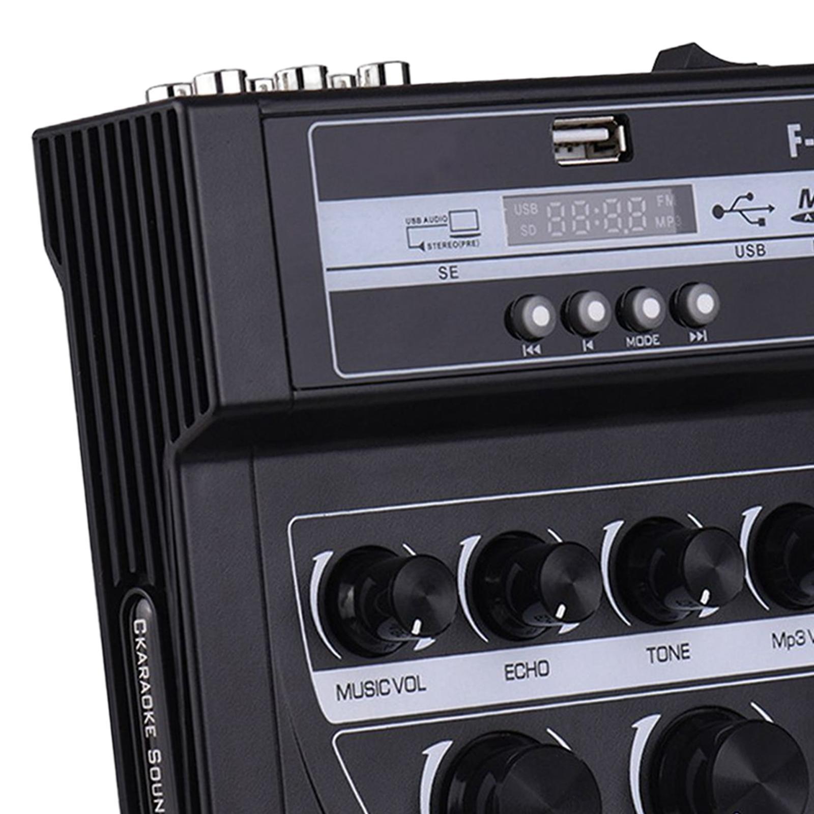 Mic Mixer Audio Sound Mixing Board Sound Mixing Console for Live Broadcast