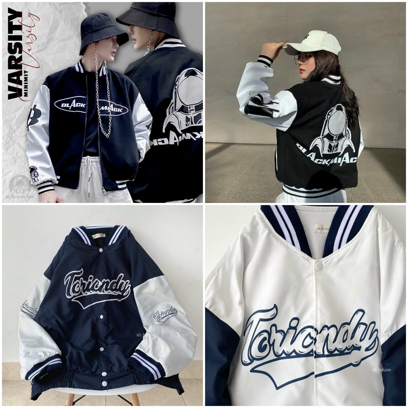 Áo Khoác Gió Kiểu Bomber Bóng Chày Black Miack Nam Nữ Cặp ĐôiHOT RẺ ĐẸPÁo Gió Toriondy Unisex Chống Nắng-Couple Jakets [ ẢNH THẬT ] - SHOP ÁO KHOÁC DÙ GIÓ BOMBER THIÊN HÀ