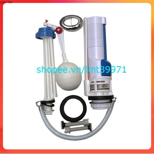 Bộ phụ kiện ruột thay thế bồn vệ sinh 2 loại gạt và nhấn
