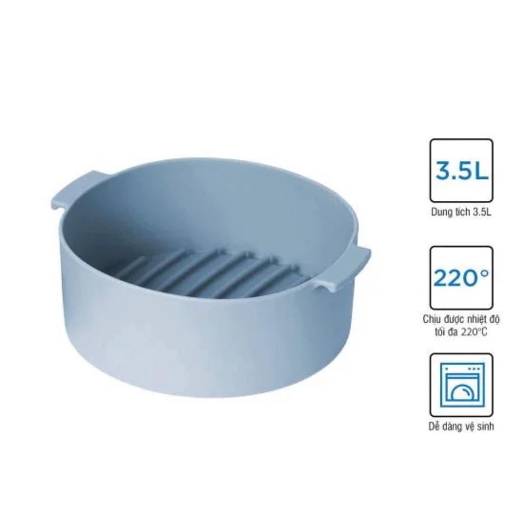 KHAY SILICONE DÀNH CHO NỒI CHIÊN KHÔNG DẦU VÀ LÒ VI SÓNG - CKB002 5L và CKB003 3.5L