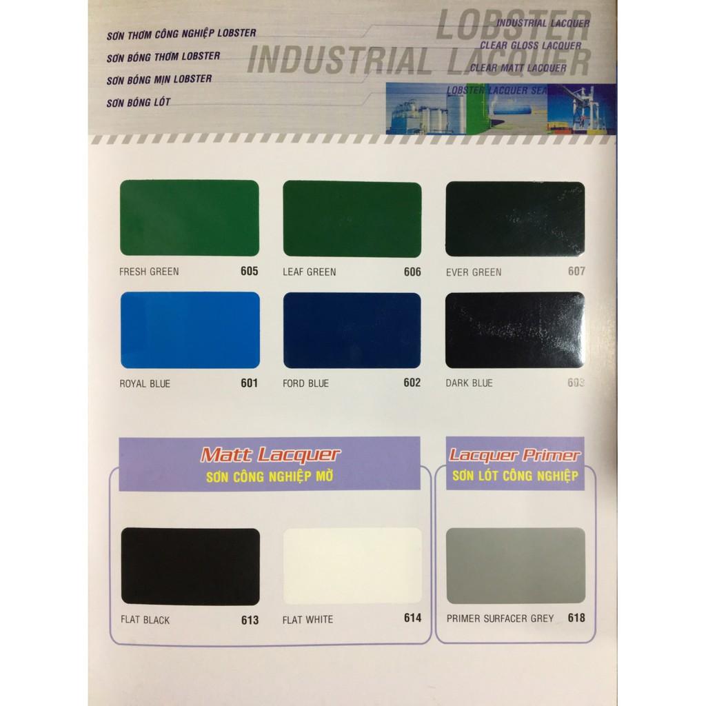 Sơn thơm công nghiệp Lobster màu xanh Ford 602 - 800ml