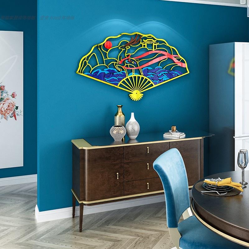 Tranh dán tường mica 3d decor khổ lớn hươu sao, công, phượng hoàng tranh trang trí phòng khách, phòng ngủ, spa, nail