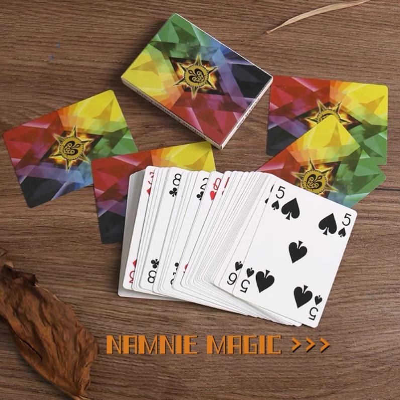 BÀI SIÊU MỎNG ẢO THUẬT - MANIPULATION 4 COLOR DIAMOND FANNING DECK