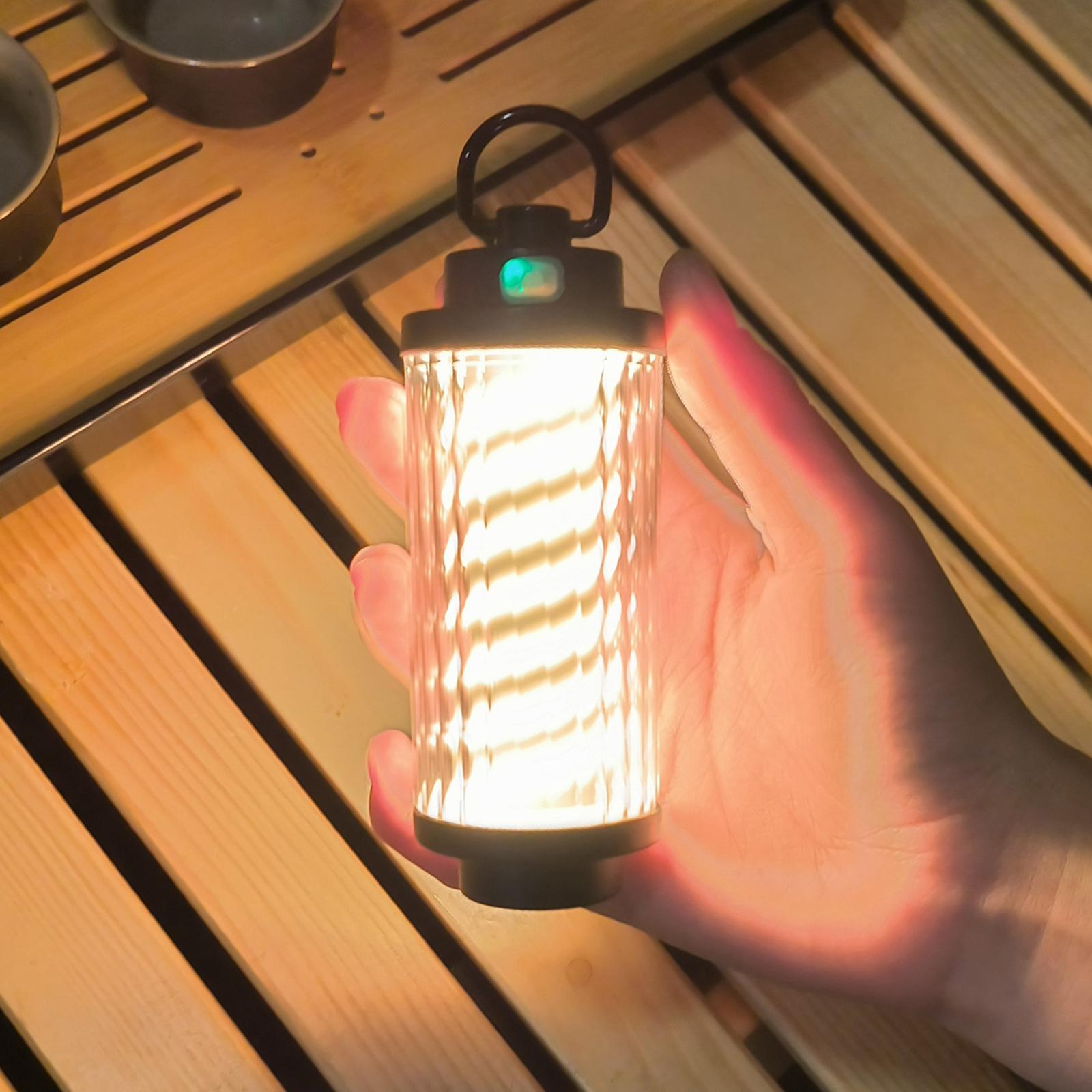 LED Camping Tent Light Camping Lamp Portable Hanging Tent Lantern Rechargeable for Outdoor, Hiking, Fishing, Camping