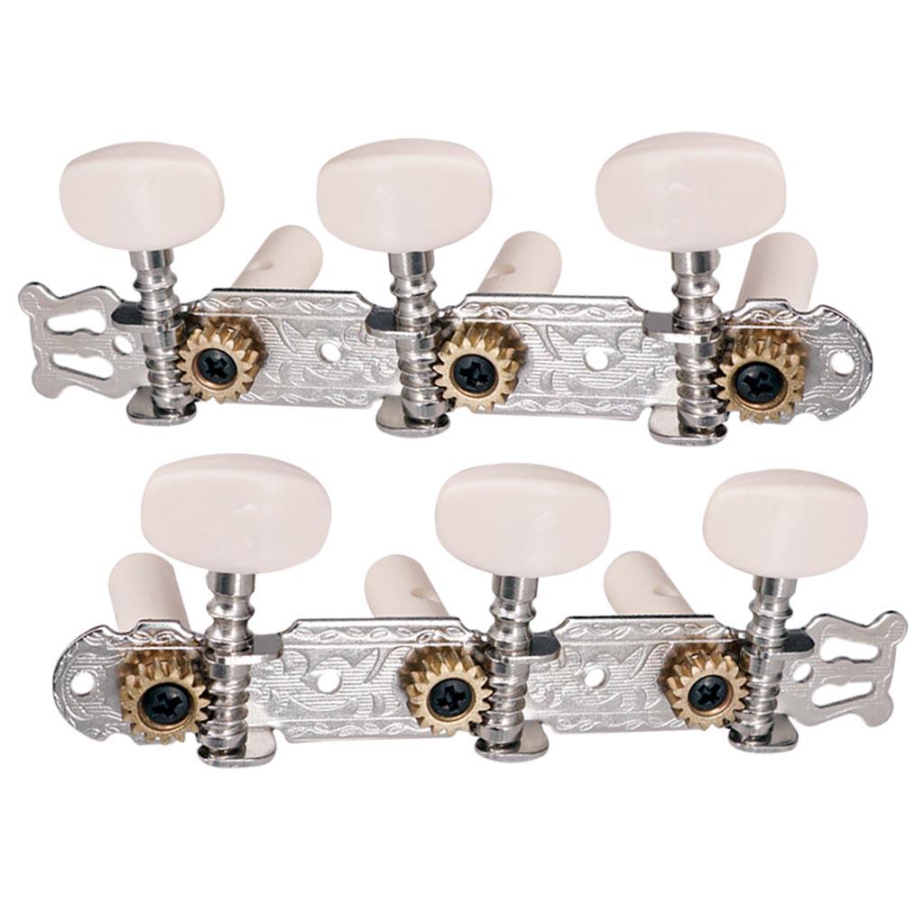 2pcs Classical Guitar Tuners Tuning Pegs Keys Machine Heads