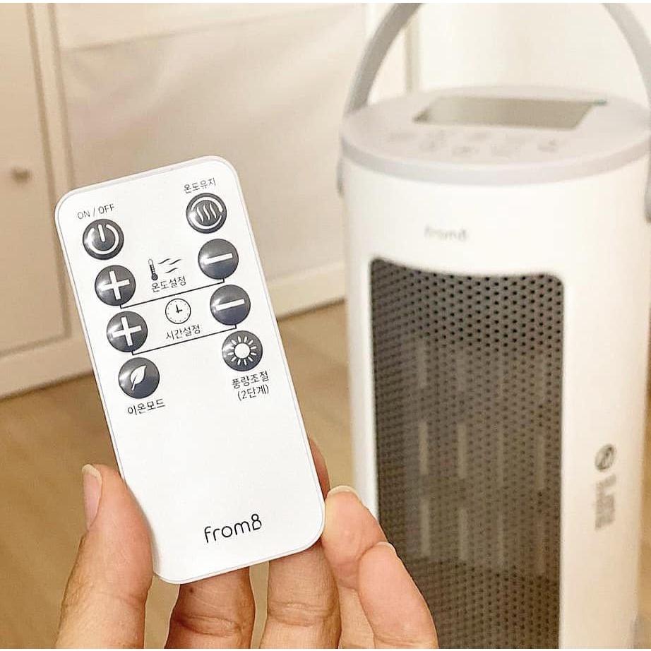 Máy Sưởi Gốm FromB, Quạt Sưởi Mini, Thiết Bị Sưởi, Công Suất 1800W, Nhập Hàn, BH 12 Tháng