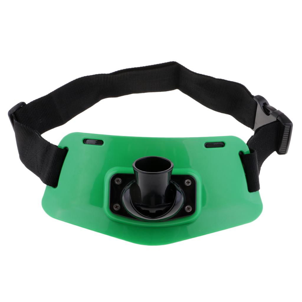 Fishing Fighting Belt Boat Waist Fishing Rod Holder Pole Bracket Adjustable