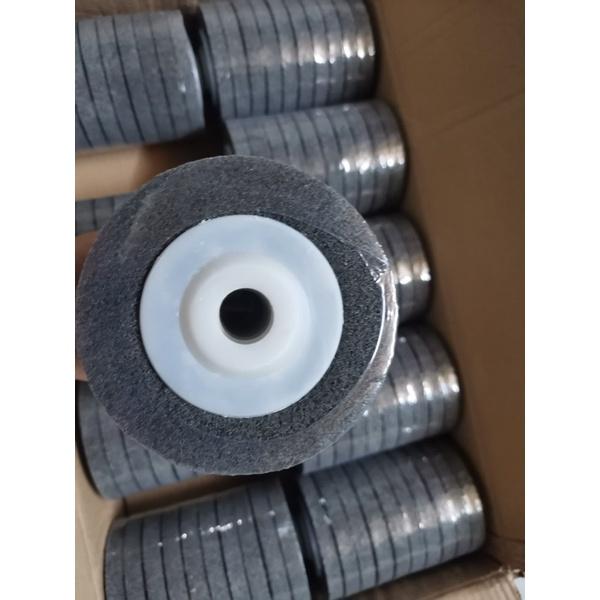 Nỉ xám đánh bóng inox lionking nhựa trắng+đen