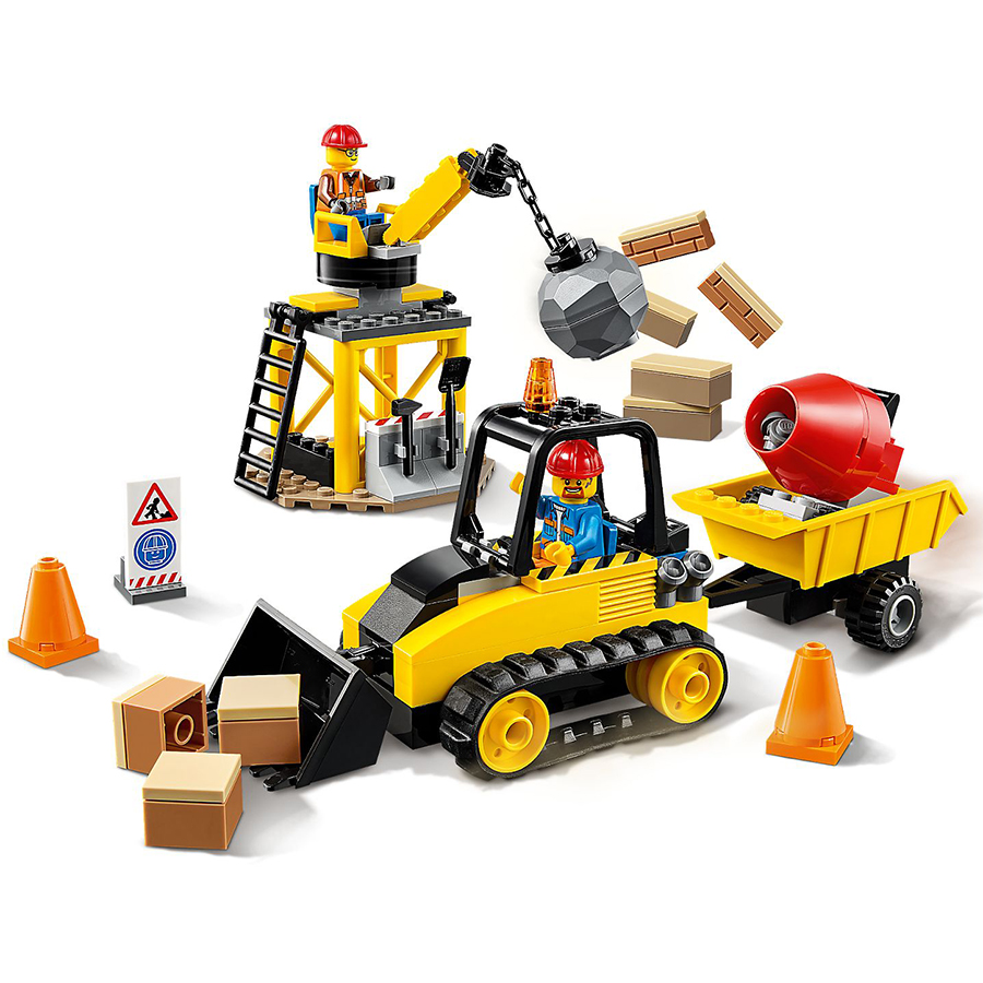 Đồ Chơi Lắp Ráp Lego City Máy Ủi Công Trình 60252