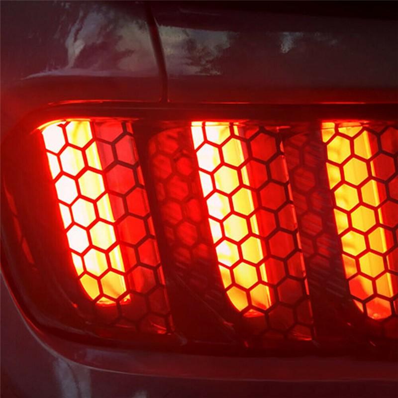 Decal Dạng Lưới Tổ Ong Dán Trang Trí đèn ô Tô Ms-309