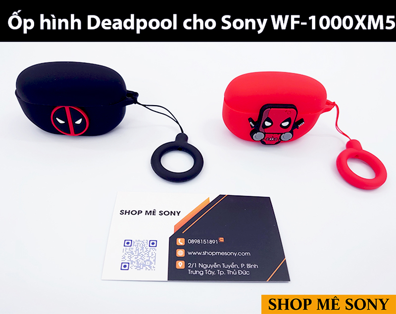Ốp siêu anh hùng Deadpool cho Sony WF-1000XM5
