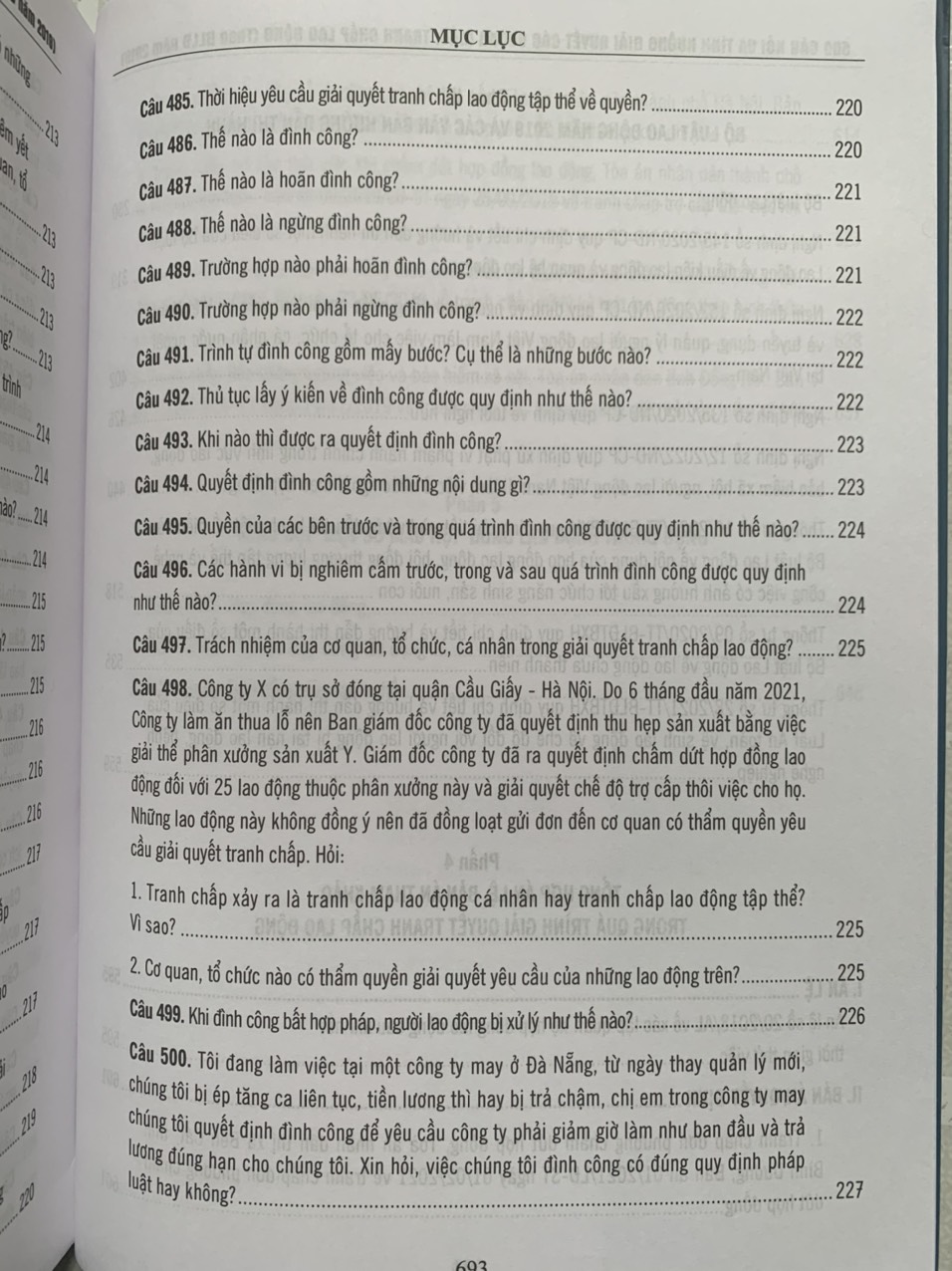 500 Câu hỏi và tình huống giải quyết các vướng mắc tranh chấp lao động
