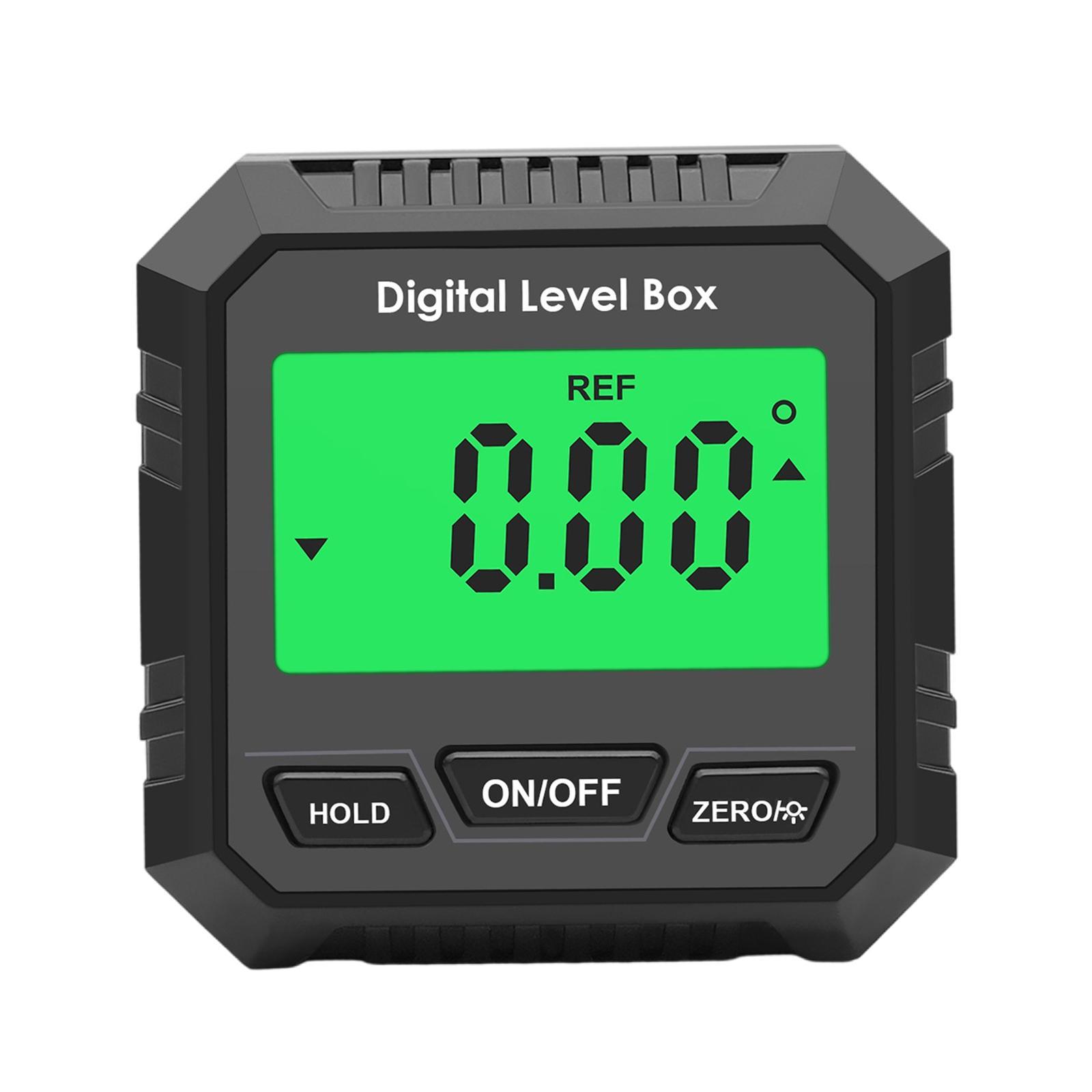 2pcs Digital Protractor Measurement Tool for Drilling Machinery Woodworking