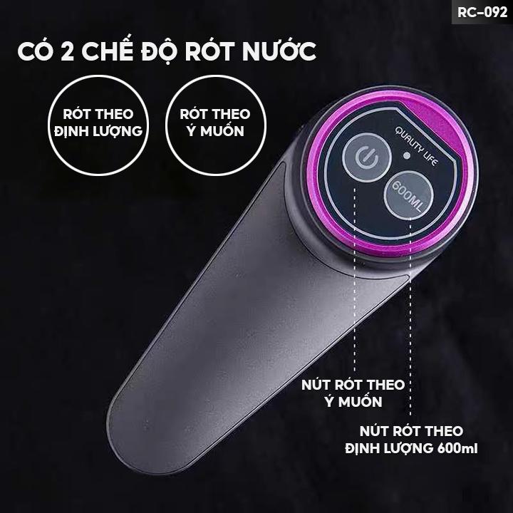 Vòi Bơm Rót Nước Tự Động Để Bàn Máy Rót Nước Lọc Tiện Lợi Đa Năng Cao Cấp Giá Rẻ RC-092