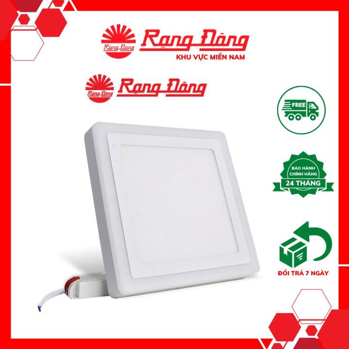 Đèn LED ốp trần đổi màu 24W Rạng Đông LN24L ĐM 247x247/24W