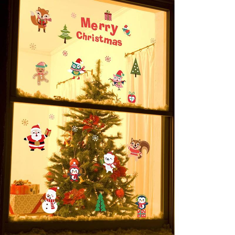 Decal con thú noel