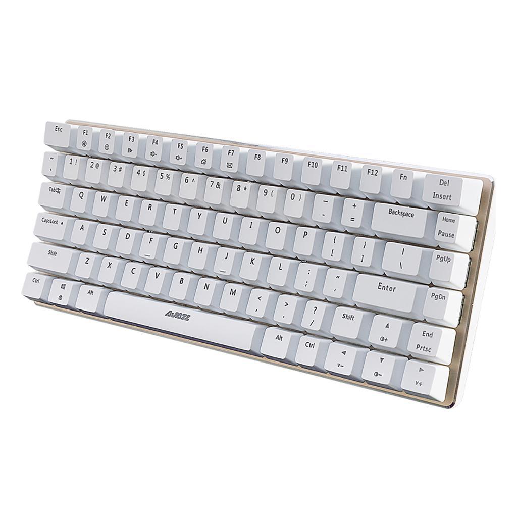 Gaming Keyboard Wired Black-switch Mechanical Keyboard 82-Keys