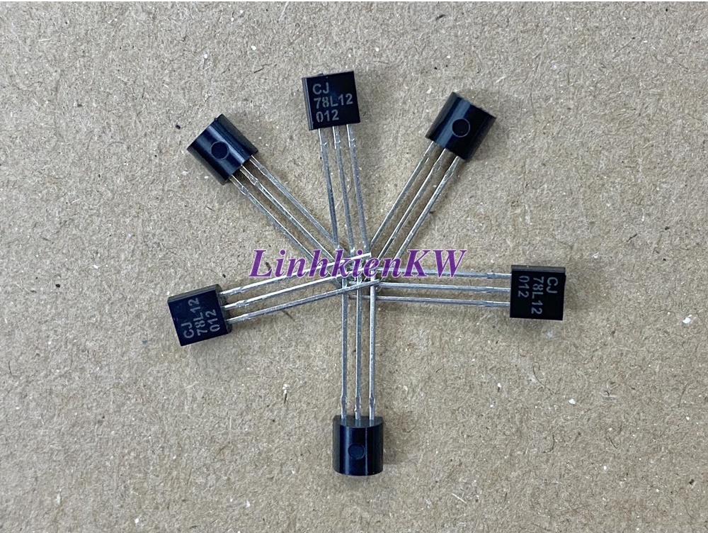 10 con Ic Ổn Áp CJ78L12 78L2 Chân Đồng Mới, Chính gốc 100%.