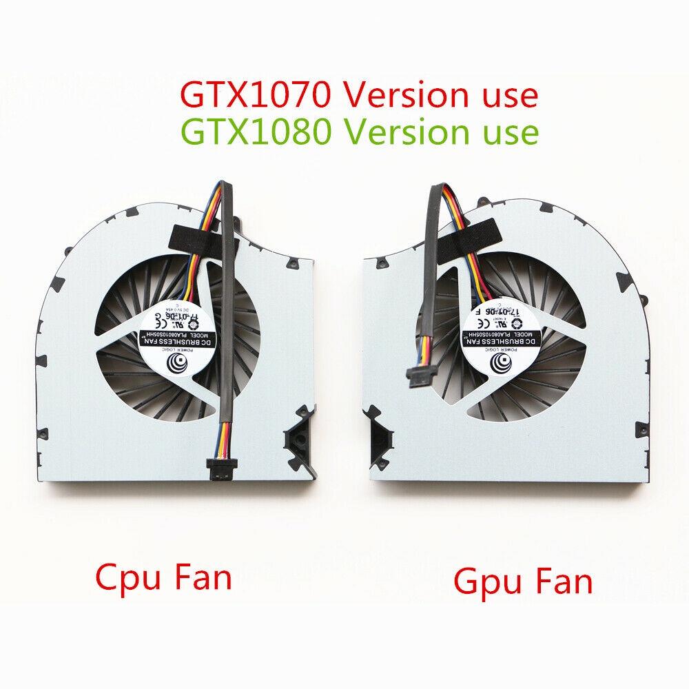 Gaming Laptop Fan For EVGA SC17 Gaming Laptop CPU Cooling Fan GTX1070 GTX1080 Version