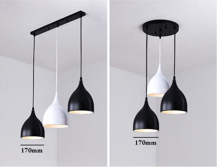 Đèn thả WILCO phong cách hiện đại trang trí nhà cửa sang trọng D170 (mm) - kèm bóng LED chuyên dụng