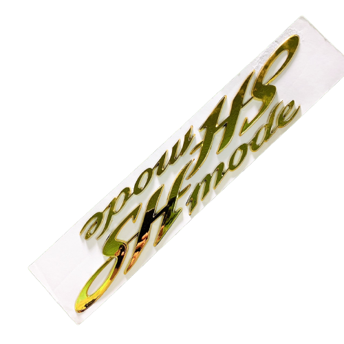 BỘ TEM CHỮ NỔI SH mode, Decal dán xe SHmode NHỰA CỨNG XI BÓNG