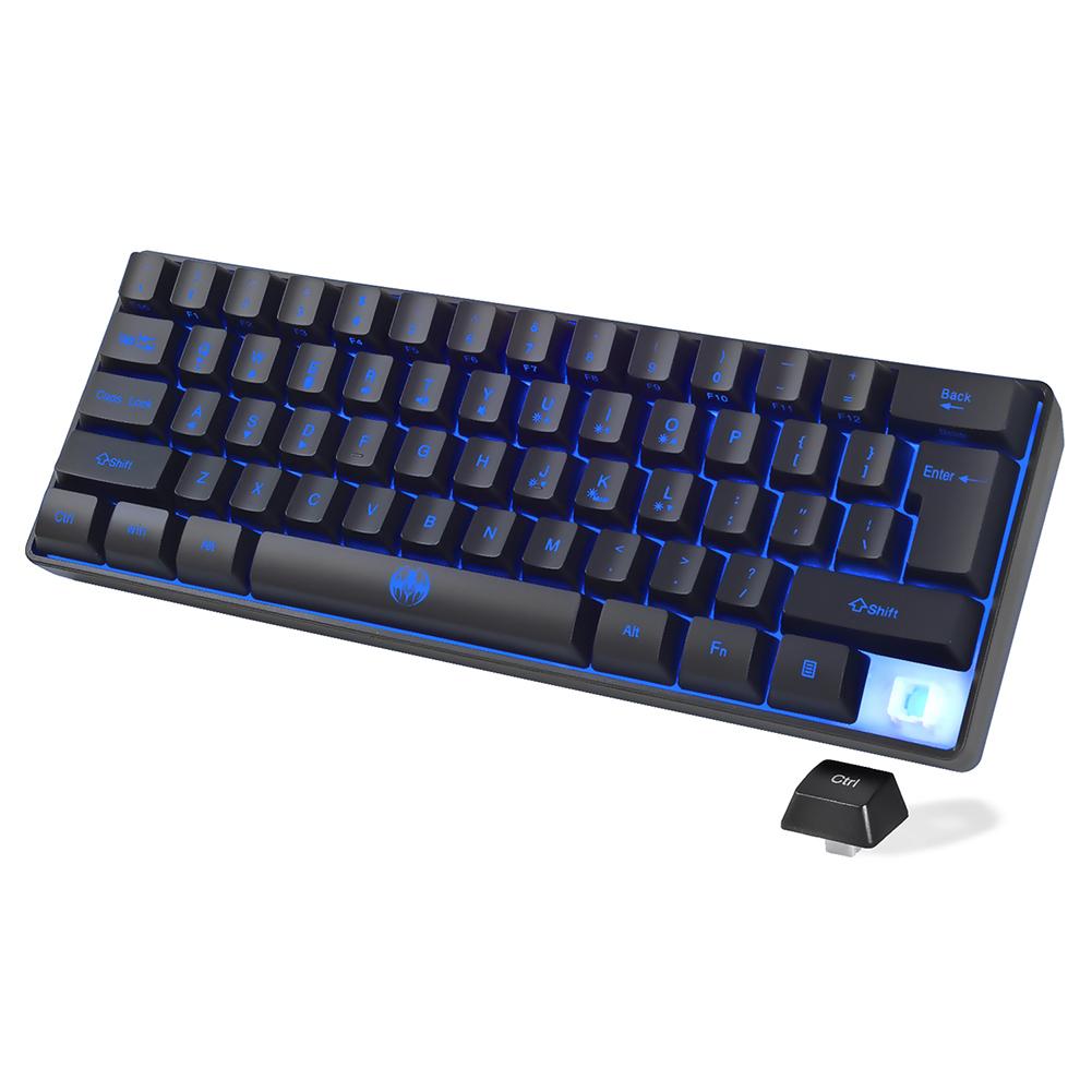 G61 61 Phím RGB Backlit Bluetooth 2.4G-Tương Thích Hai Chế Độ Không Dây Bàn Phím Chơi Game Bàn Phím Máy Tính Cho Game Thủ Máy Tính laptop