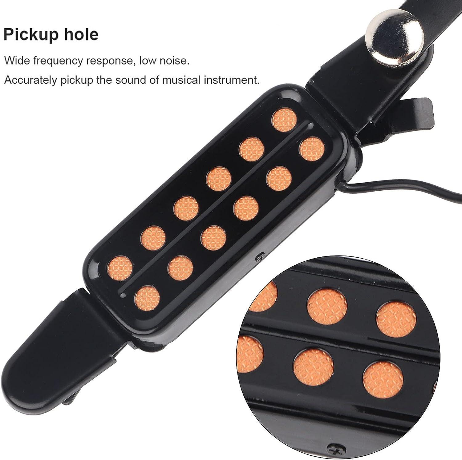 Pickup Guitar, 12 Lỗ Âm Thanh Đầu Dò Từ Tính Đàn Guitar Acoustic