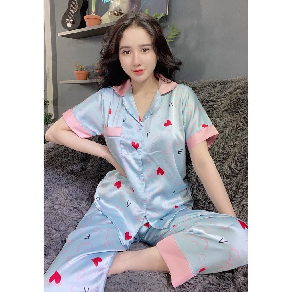 BỘ ĐỒ NGỦ LỤA MIKEY CÁ TÍNH MẶC SIÊU MÁT CHO MÙA HÈ