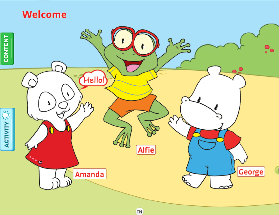 New Amanda & Friends 1 - Ứng dụng phần mềm tương tác sách học sinh