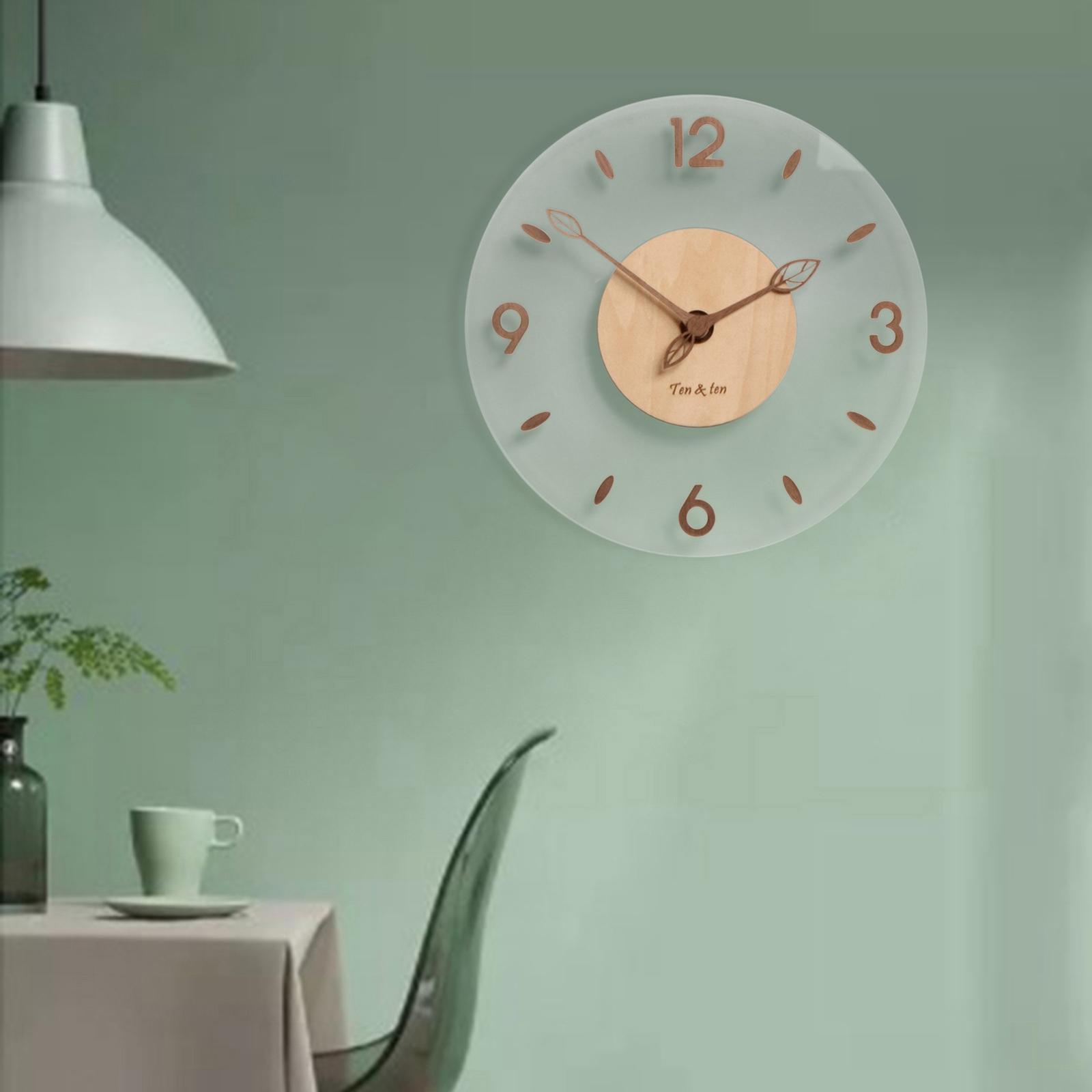 Acrylic Wall Clocks Non Ticking Silent Clock for Home/Kitchen/Office, Easy to Read