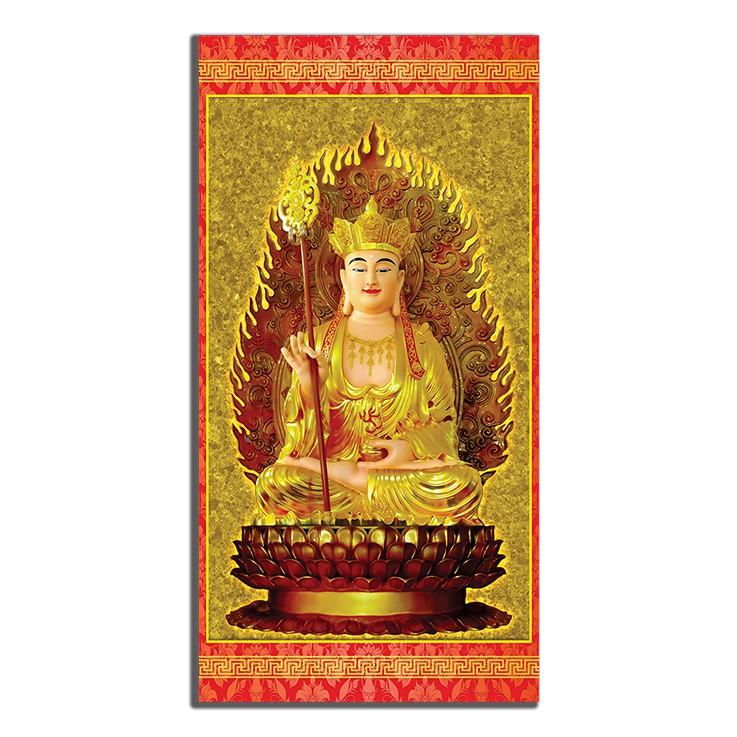 Tranh Địa Tạng Vương dán tường VST-20
