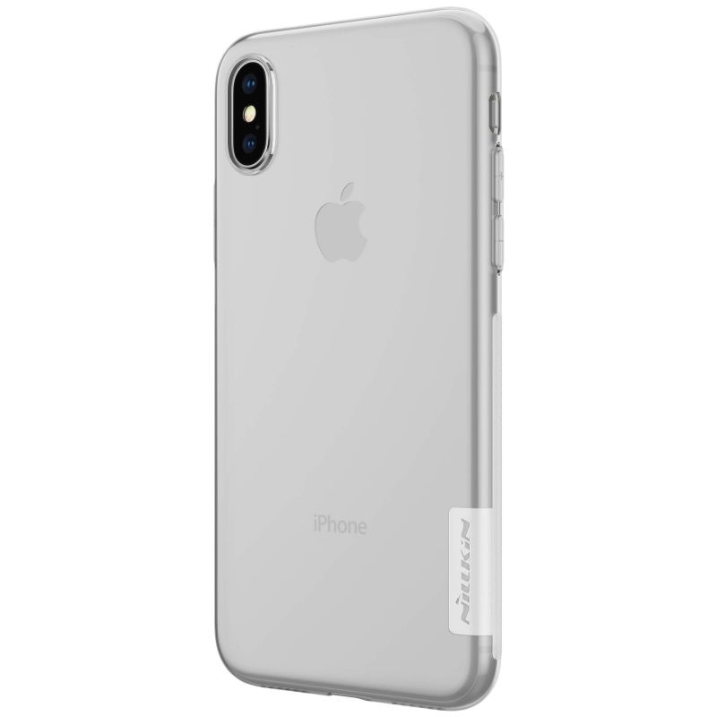 Ốp Lưng Dẻo Silicon Trong Suốt cho Apple iPhone XS, iPhone X Hiệu Nillkin - Hàng chính hãng.