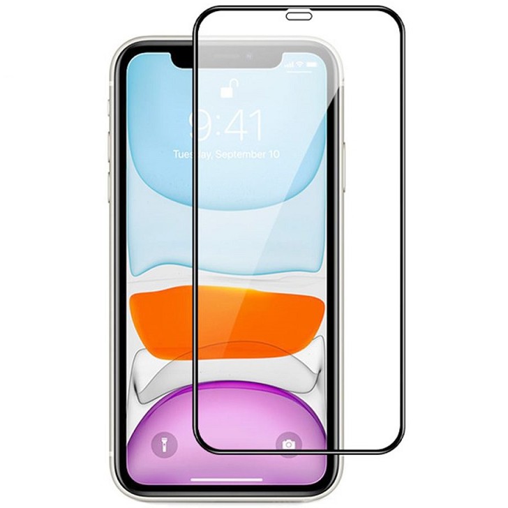 Tấm dán kính cường lực cho iPhone 11 Pro full màn hình, chống trầy xước, chống vỡ màn hình