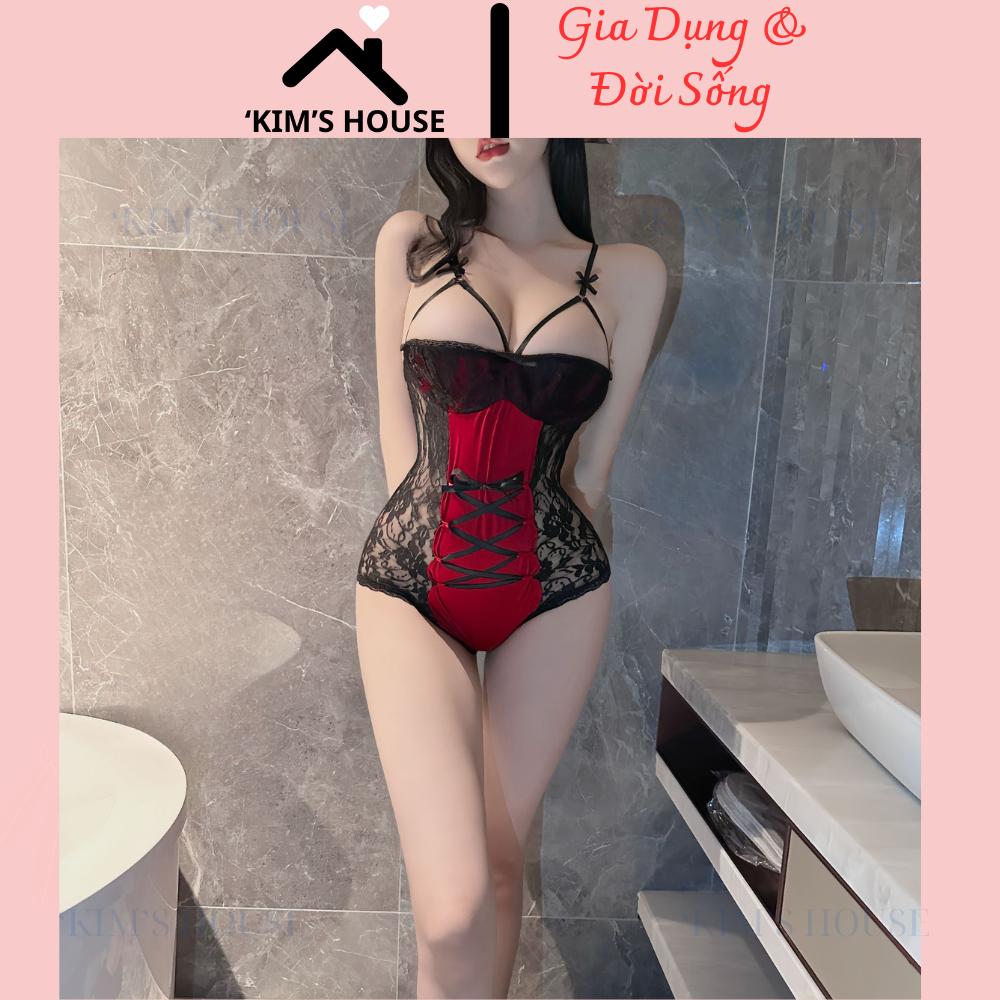 Bodysuit Sexy Đẹp Quyến Rũ Và Gợi Cảm,Set Đồ Ngủ Gợi Cảm, Set Áo Liền Quần Co Dãn Sexy, Váy Ngủ Có Mút Ngực Gợi Cảm C007