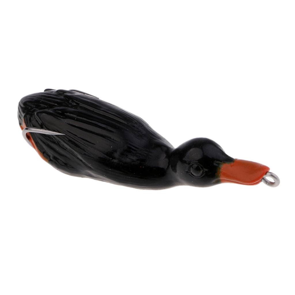 3pcs Duck Design Soft Frog Fishing Lures Artificial Baits Floating Swimbait