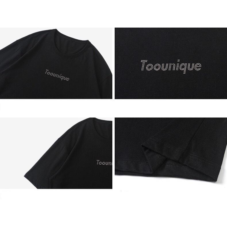 Áo thun nam tay lỡ Toounique cotton phông unisex phong cách ulzzang